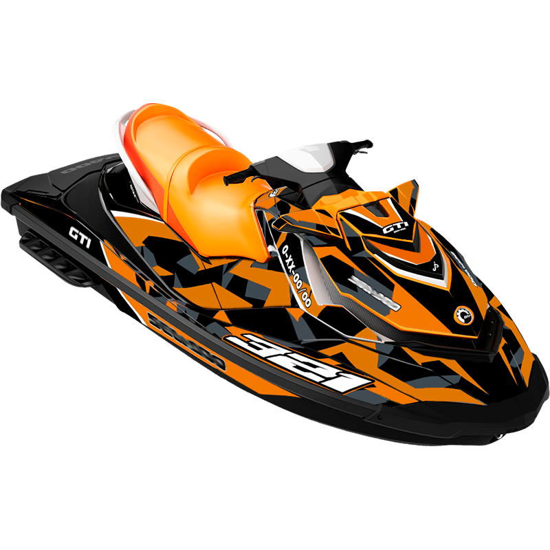 Kit adhesivos Seadoo GTI 2GEN - ABSTRACT CAMO