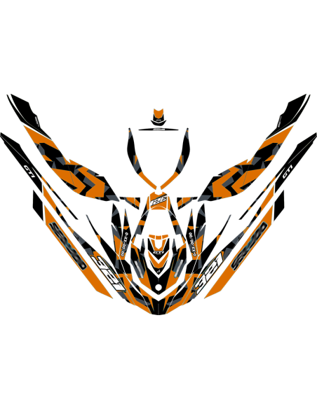 Kit adhesivos Seadoo GTI 2GEN - ABSTRACT CAMO