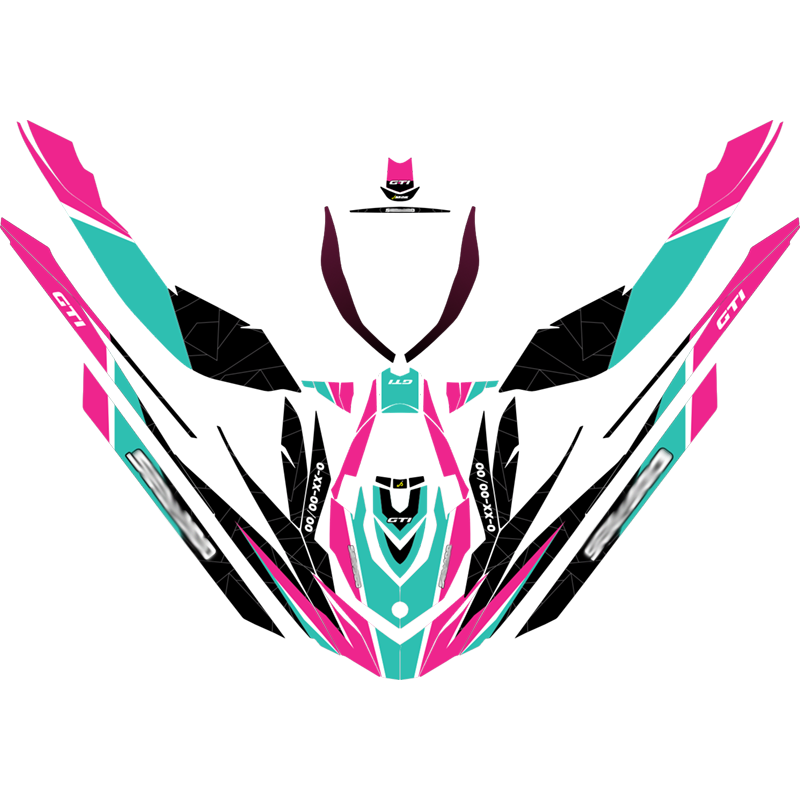 Kit adhesivos Seadoo GTI 2GEN - LINE FLUX