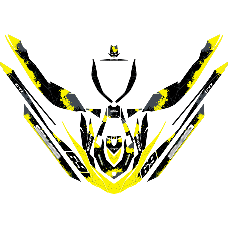 Kit adhesivos Seadoo GTI 2GEN - PAINT RACING