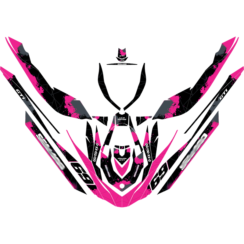 Kit adhesivos Seadoo GTI 2GEN - PAINT RACING