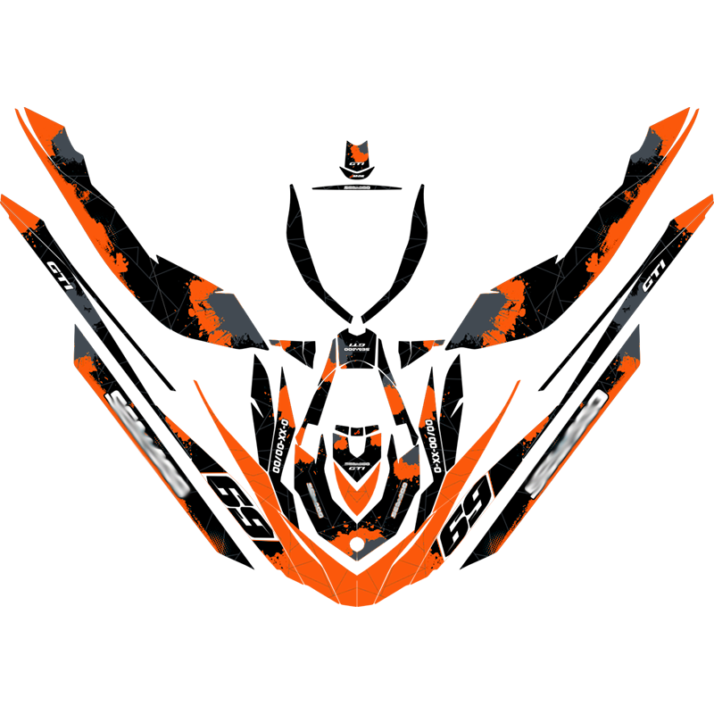 Kit adhesivos Seadoo GTI 2GEN - PAINT RACING