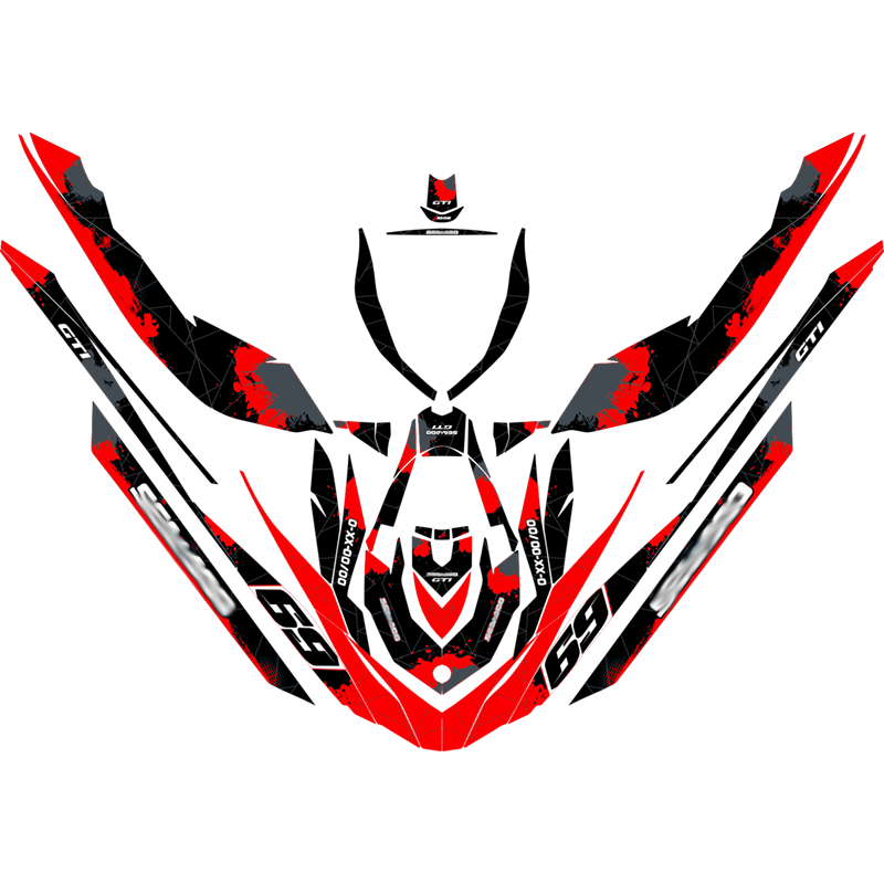 Kit adhesivos Seadoo GTI 2GEN - PAINT RACING