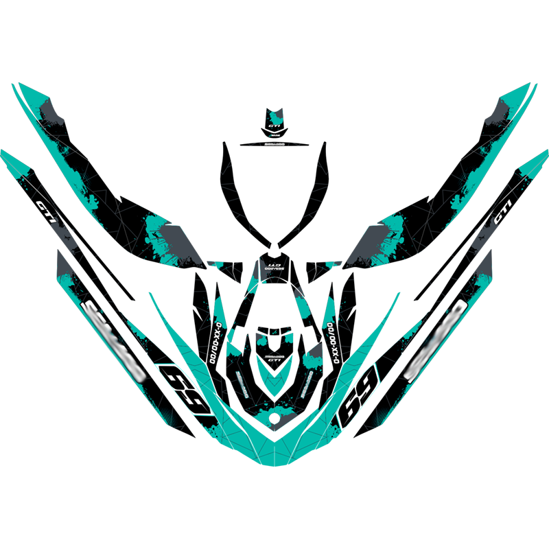 Kit adhesivos Seadoo GTI 2GEN - PAINT RACING