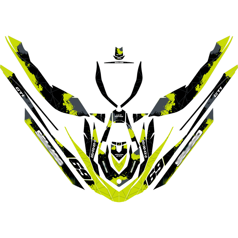 Kit adhesivos Seadoo GTI 2GEN - PAINT RACING