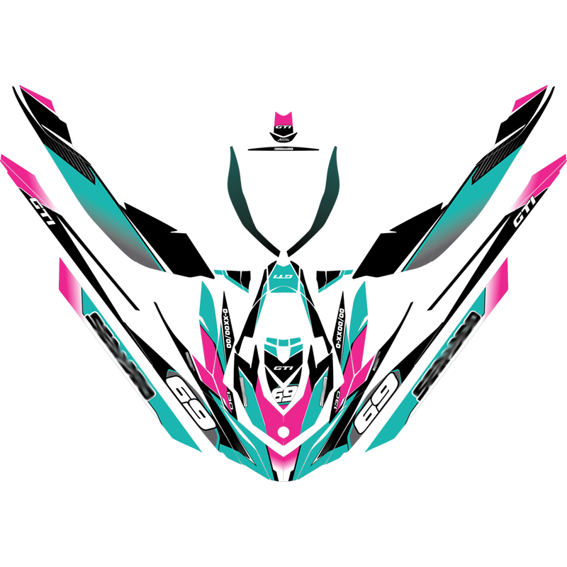 Kit adhesivos Seadoo GTI 2GEN - RACING V2