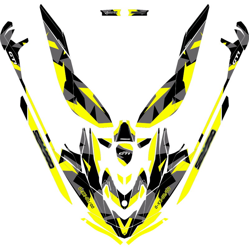 Kit adhesivos Seadoo GTI 3GEN - ABSTRACT CAMO
