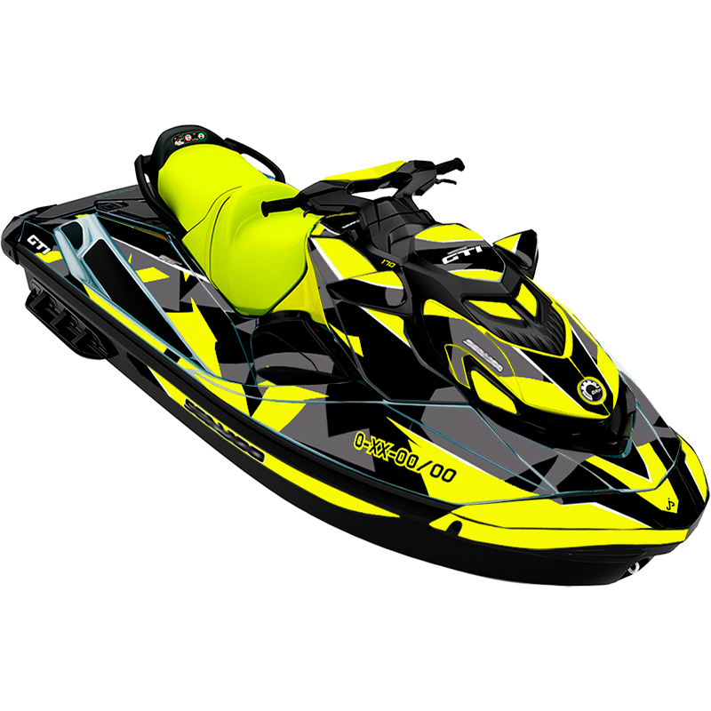 Kit adhesivos Seadoo GTI 3GEN - ABSTRACT CAMO