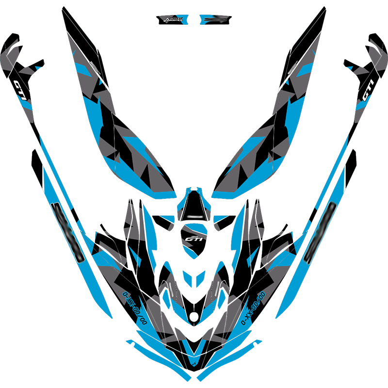 Kit adhesivos Seadoo GTI 3GEN - ABSTRACT CAMO