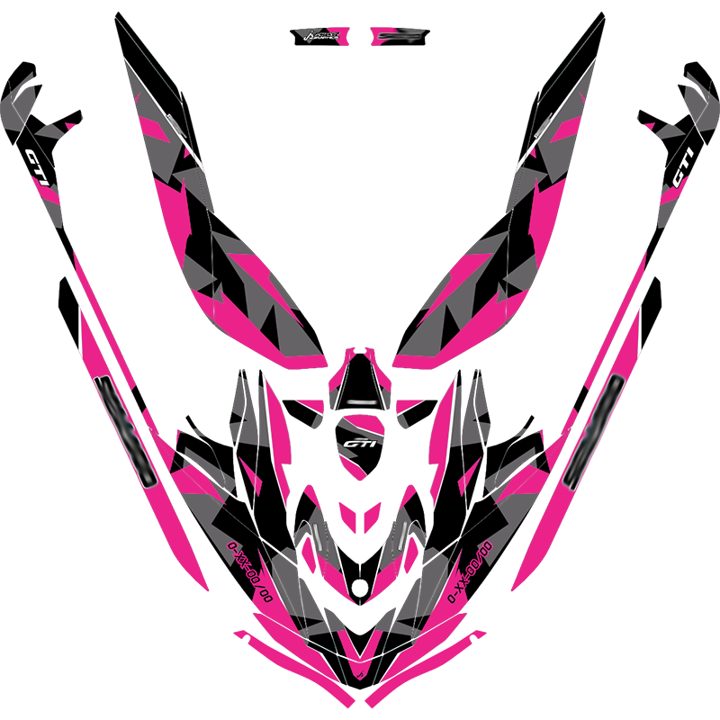 Kit adhesivos Seadoo GTI 3GEN - ABSTRACT CAMO