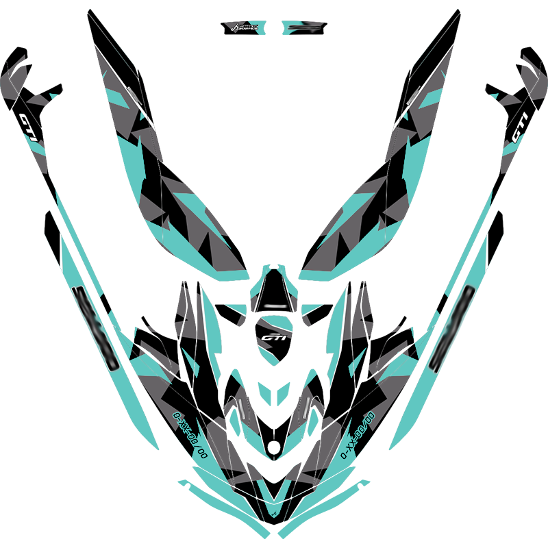 Kit adhesivos Seadoo GTI 3GEN - ABSTRACT CAMO