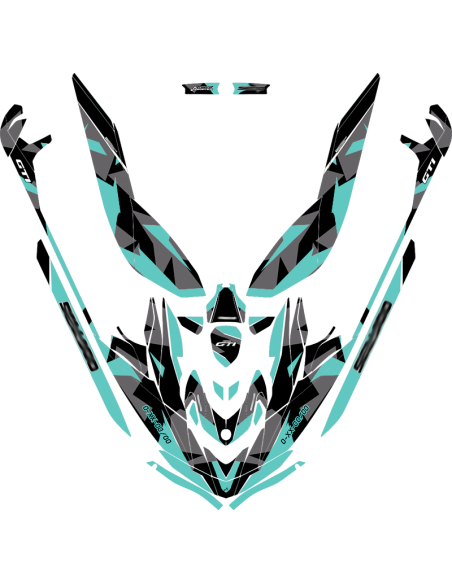 Kit adhesivos Seadoo GTI 3GEN - ABSTRACT CAMO