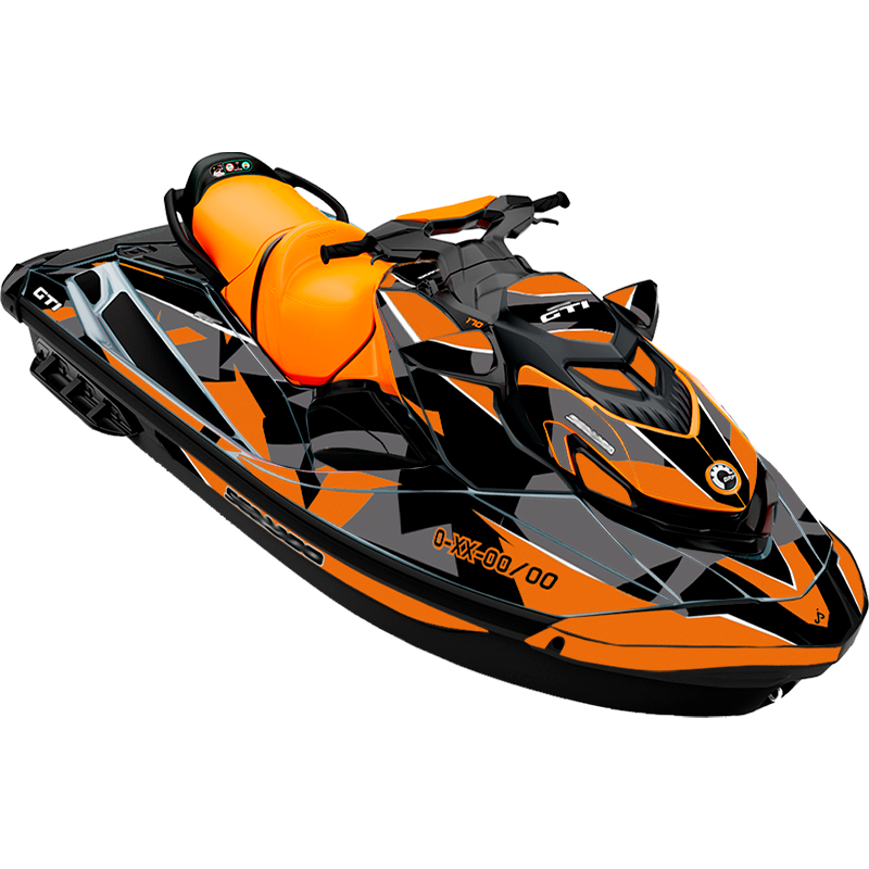 Kit adhesivos Seadoo GTI 3GEN - ABSTRACT CAMO