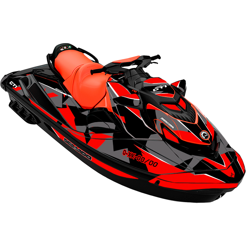 Kit adhesivos Seadoo GTI 3GEN - ABSTRACT CAMO