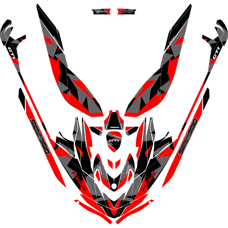 Kit adhesivos Seadoo GTI 3GEN - ABSTRACT CAMO