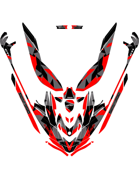 Kit adhesivos Seadoo GTI 3GEN - ABSTRACT CAMO