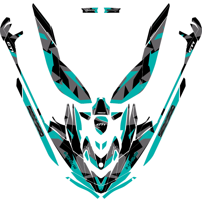 Kit adhesivos Seadoo GTI 3GEN - ABSTRACT CAMO