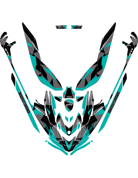 Kit adhesivos Seadoo GTI 3GEN - ABSTRACT CAMO
