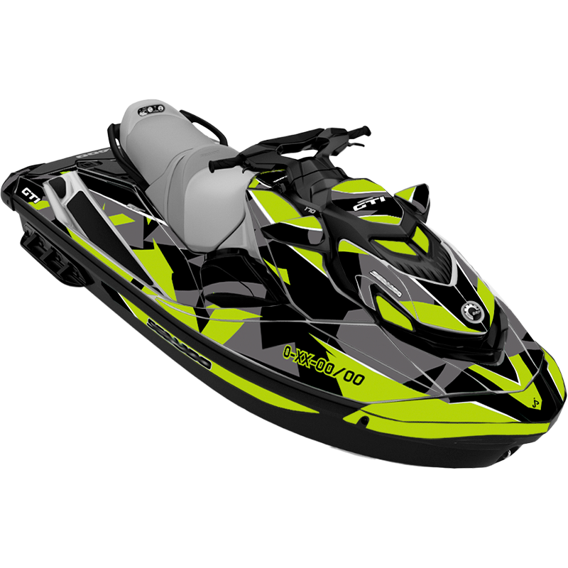Kit adhesivos Seadoo GTI 3GEN - ABSTRACT CAMO