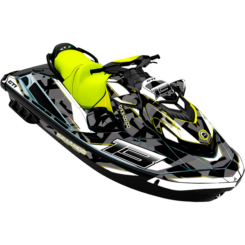 Kit adhesivos Seadoo GTI 3GEN - GEOMETRIC RACE