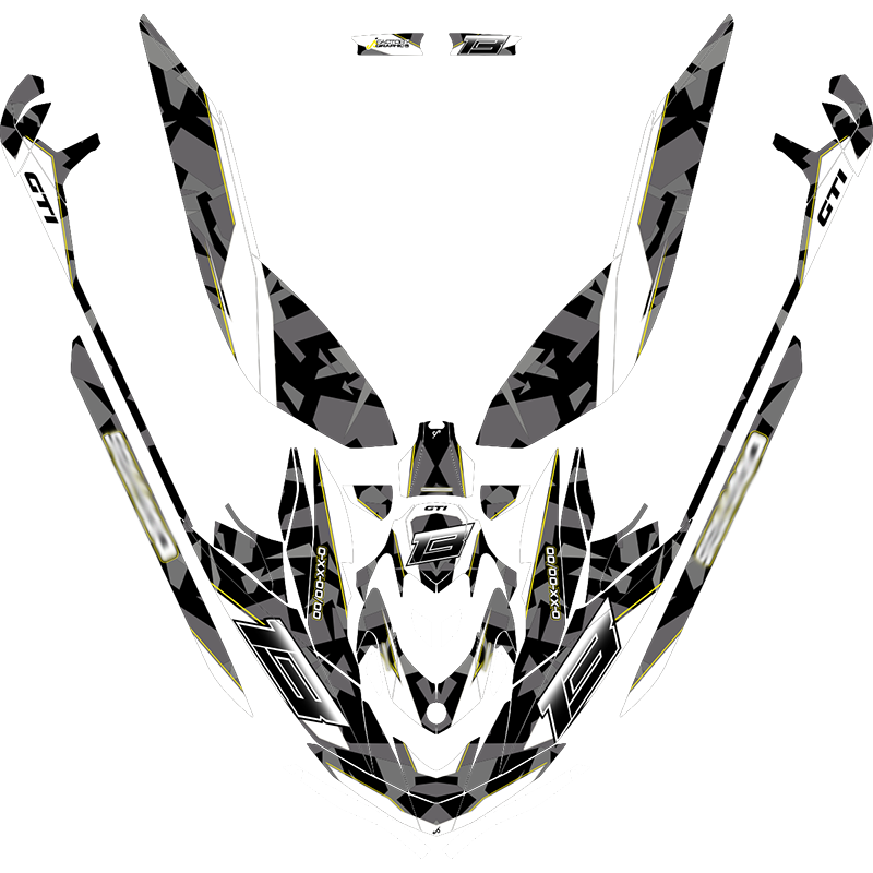 Kit adhesivos Seadoo GTI 3GEN - GEOMETRIC RACE