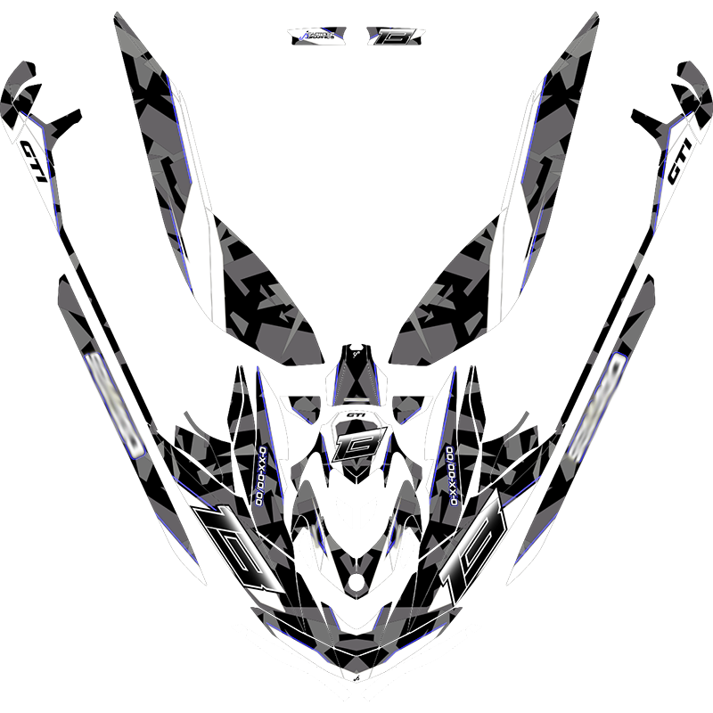 Kit adhesivos Seadoo GTI 3GEN - GEOMETRIC RACE