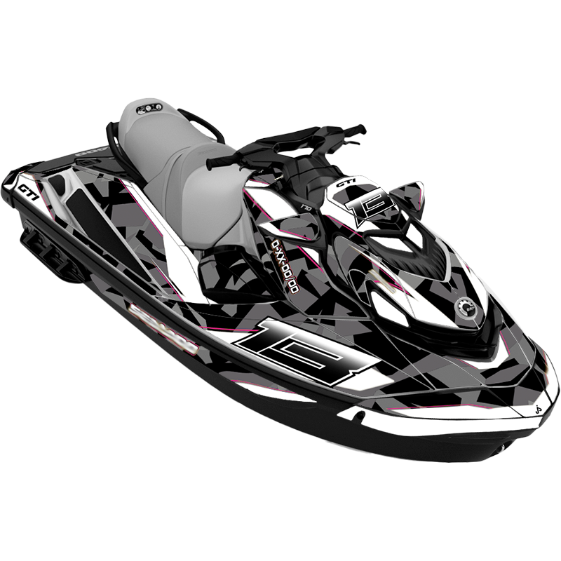 Kit adhesivos Seadoo GTI 3GEN - GEOMETRIC RACE