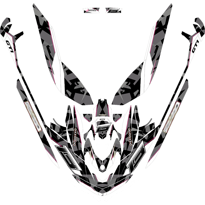 Kit adhesivos Seadoo GTI 3GEN - GEOMETRIC RACE