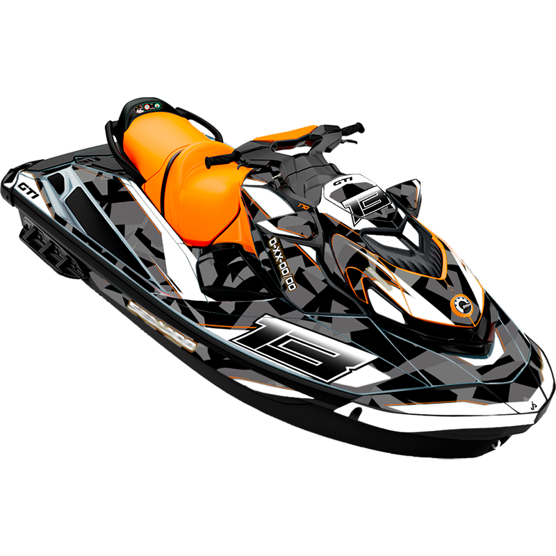 Kit adhesivos Seadoo GTI 3GEN - GEOMETRIC RACE