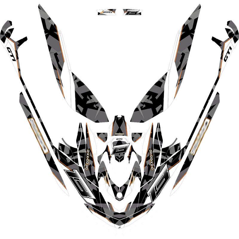Kit adhesivos Seadoo GTI 3GEN - GEOMETRIC RACE