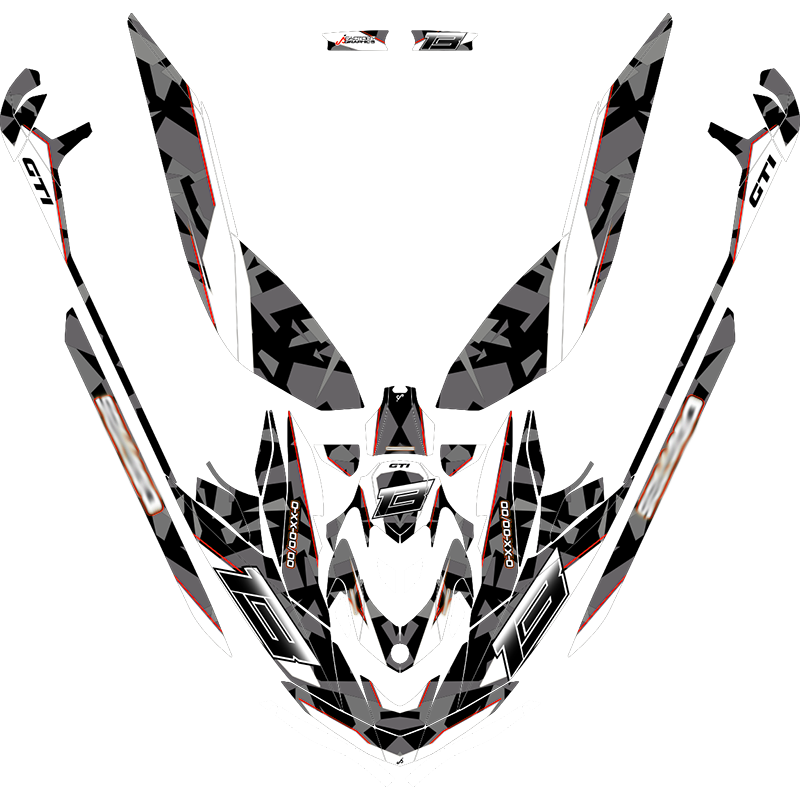 Kit adhesivos Seadoo GTI 3GEN - GEOMETRIC RACE