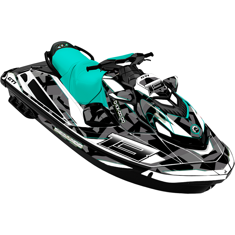 Kit adhesivos Seadoo GTI 3GEN - GEOMETRIC RACE