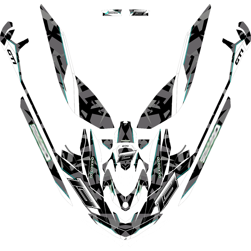 Kit adhesivos Seadoo GTI 3GEN - GEOMETRIC RACE