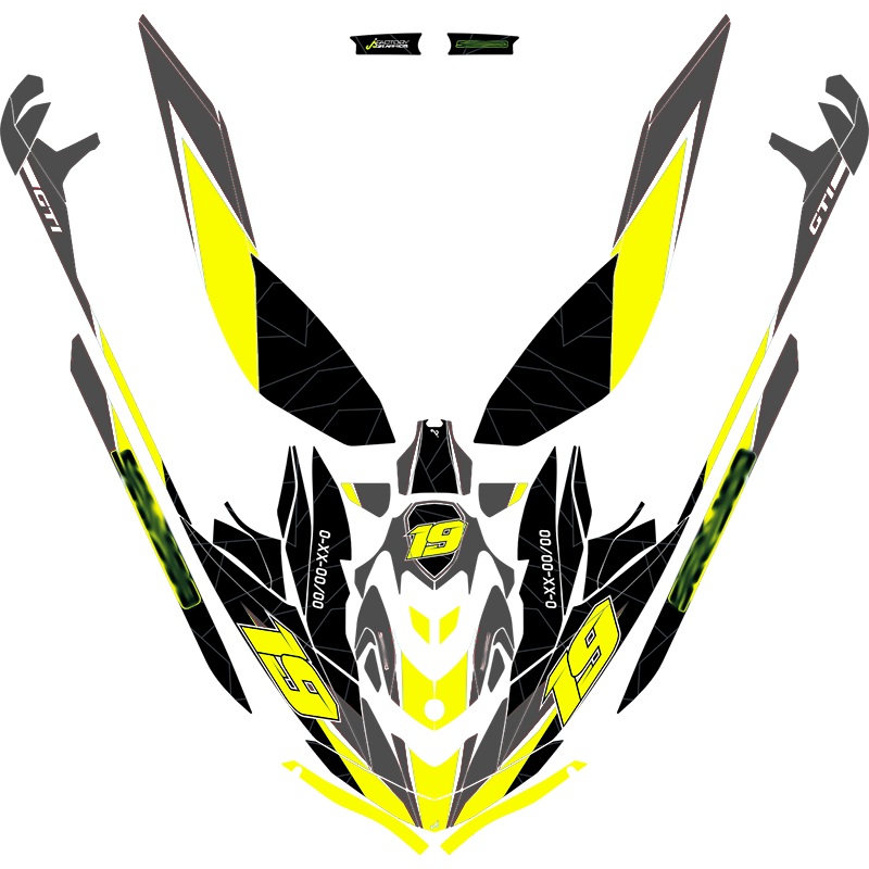 Kit adhesivos Seadoo GTI 3GEN - RACING LINES