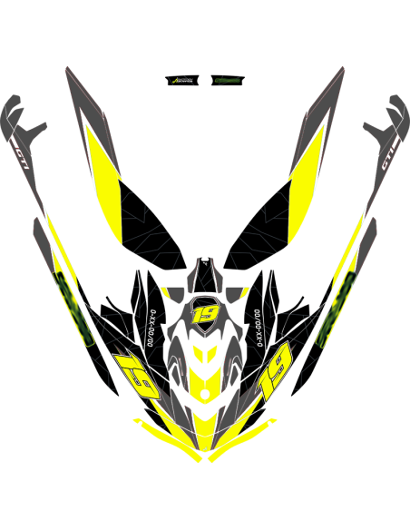 Kit adhesivos Seadoo GTI 3GEN - RACING LINES