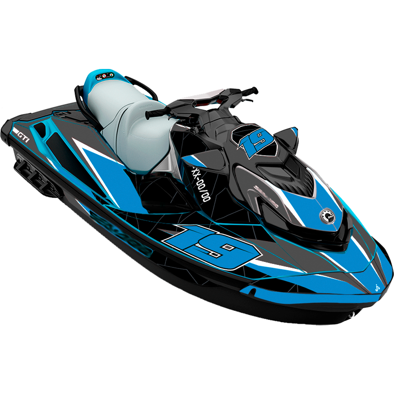 Kit adhesivos Seadoo GTI 3GEN - RACING LINES