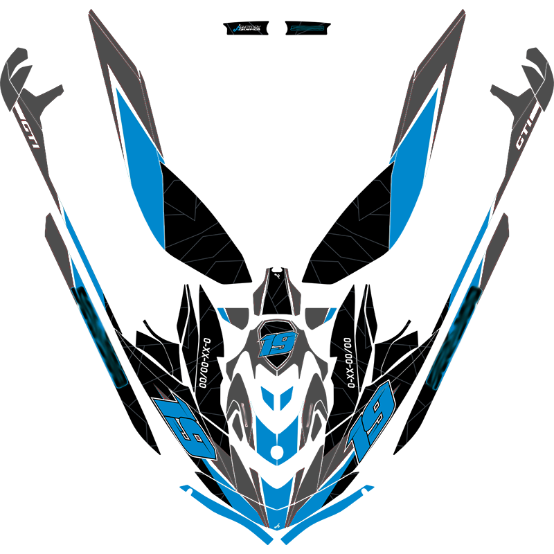 Kit adhesivos Seadoo GTI 3GEN - RACING LINES