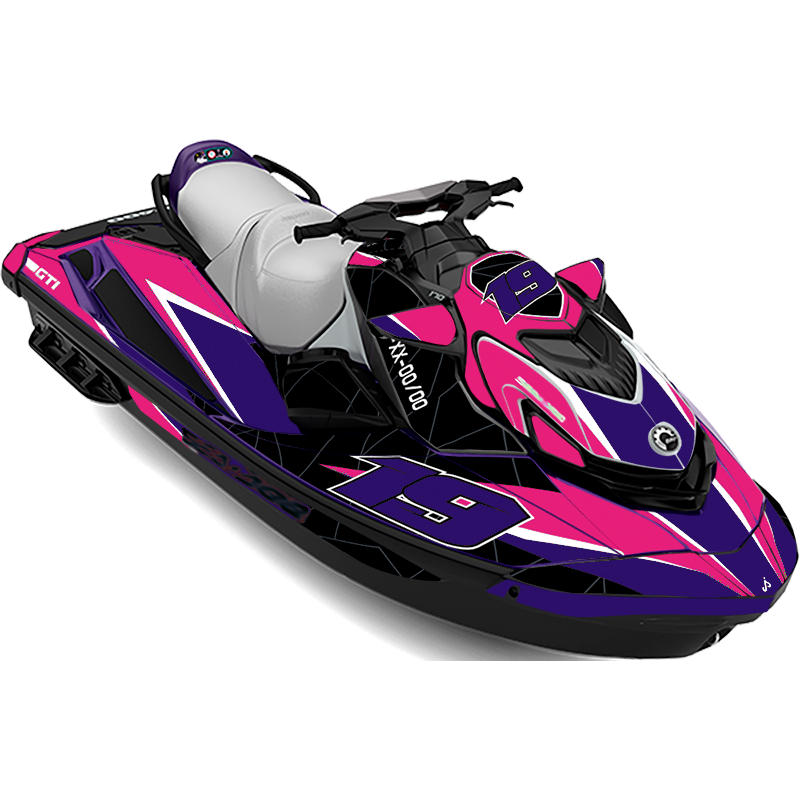 Kit adhesivos Seadoo GTI 3GEN - RACING LINES