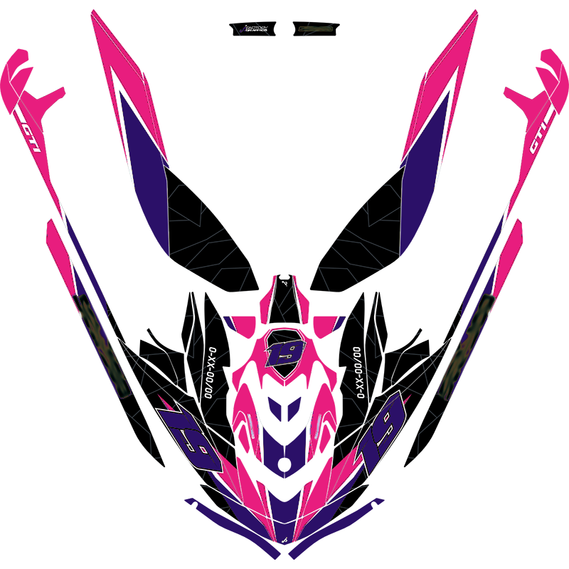 Kit adhesivos Seadoo GTI 3GEN - RACING LINES