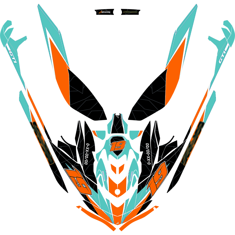 Kit adhesivos Seadoo GTI 3GEN - RACING LINES