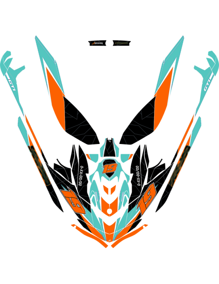 Kit adhesivos Seadoo GTI 3GEN - RACING LINES