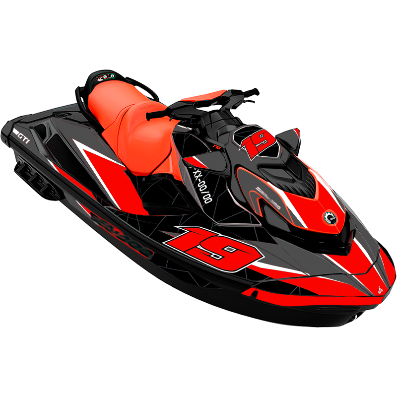 Kit adhesivos Seadoo GTI 3GEN - RACING LINES