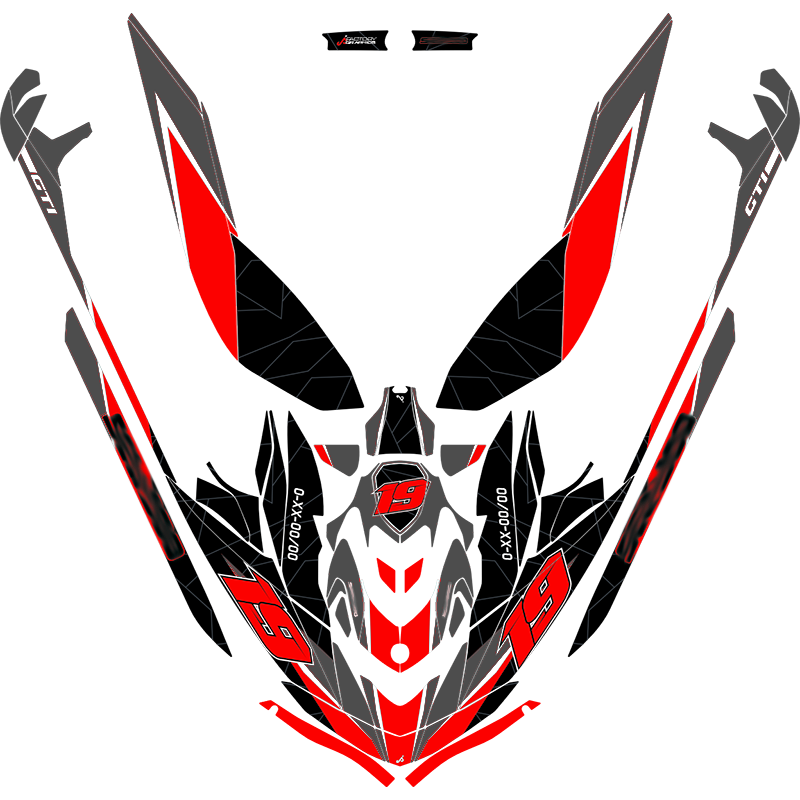 Kit adhesivos Seadoo GTI 3GEN - RACING LINES