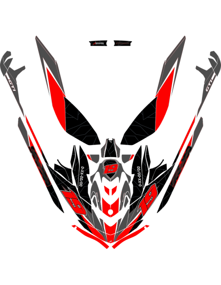 Kit adhesivos Seadoo GTI 3GEN - RACING LINES