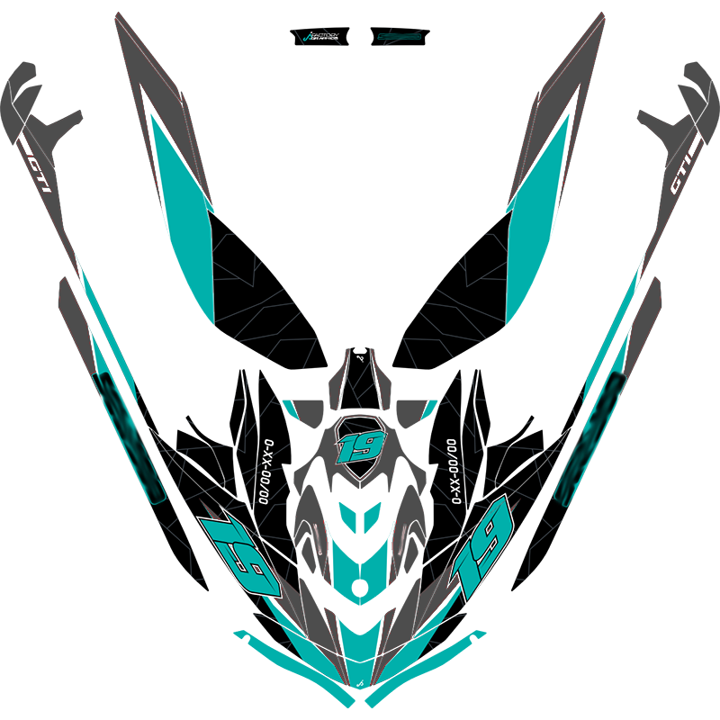 Kit adhesivos Seadoo GTI 3GEN - RACING LINES