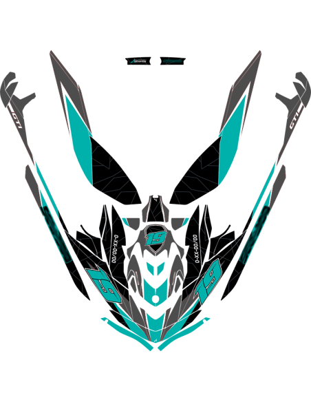 Kit adhesivos Seadoo GTI 3GEN - RACING LINES