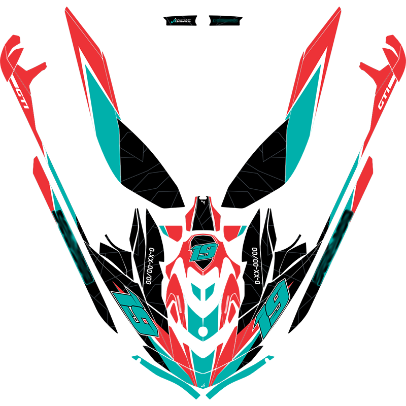 Kit adhesivos Seadoo GTI 3GEN - RACING LINES