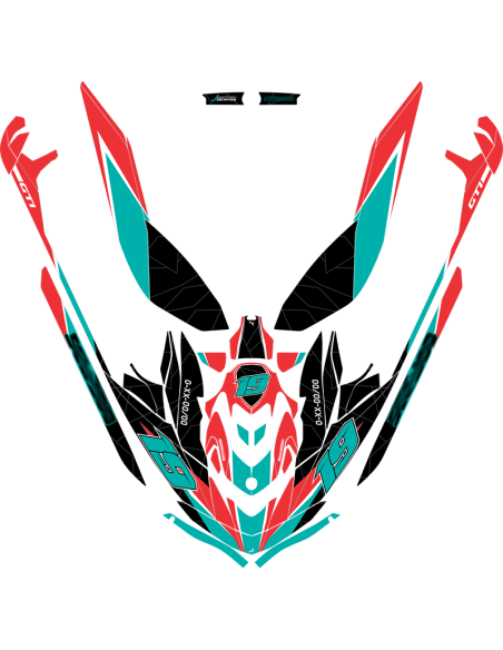 Kit adhesivos Seadoo GTI 3GEN - RACING LINES