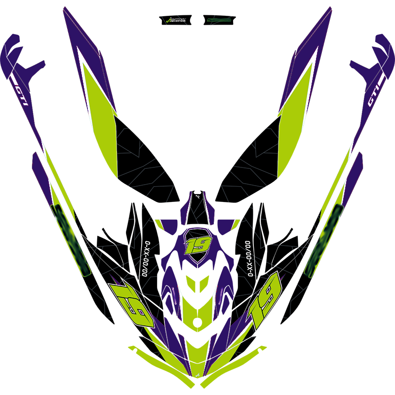 Kit adhesivos Seadoo GTI 3GEN - RACING LINES