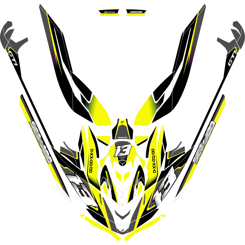 Kit adhesivos Seadoo GTI 3GEN - RACING V1